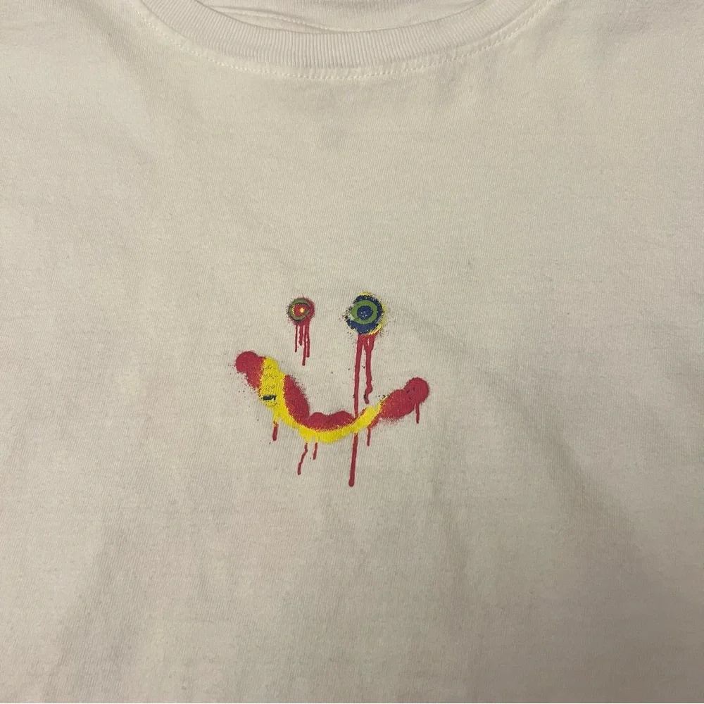 BoohooMAN White Oversized Official Man Long Sleeve Tee, Size XL - Picture 6 of 13